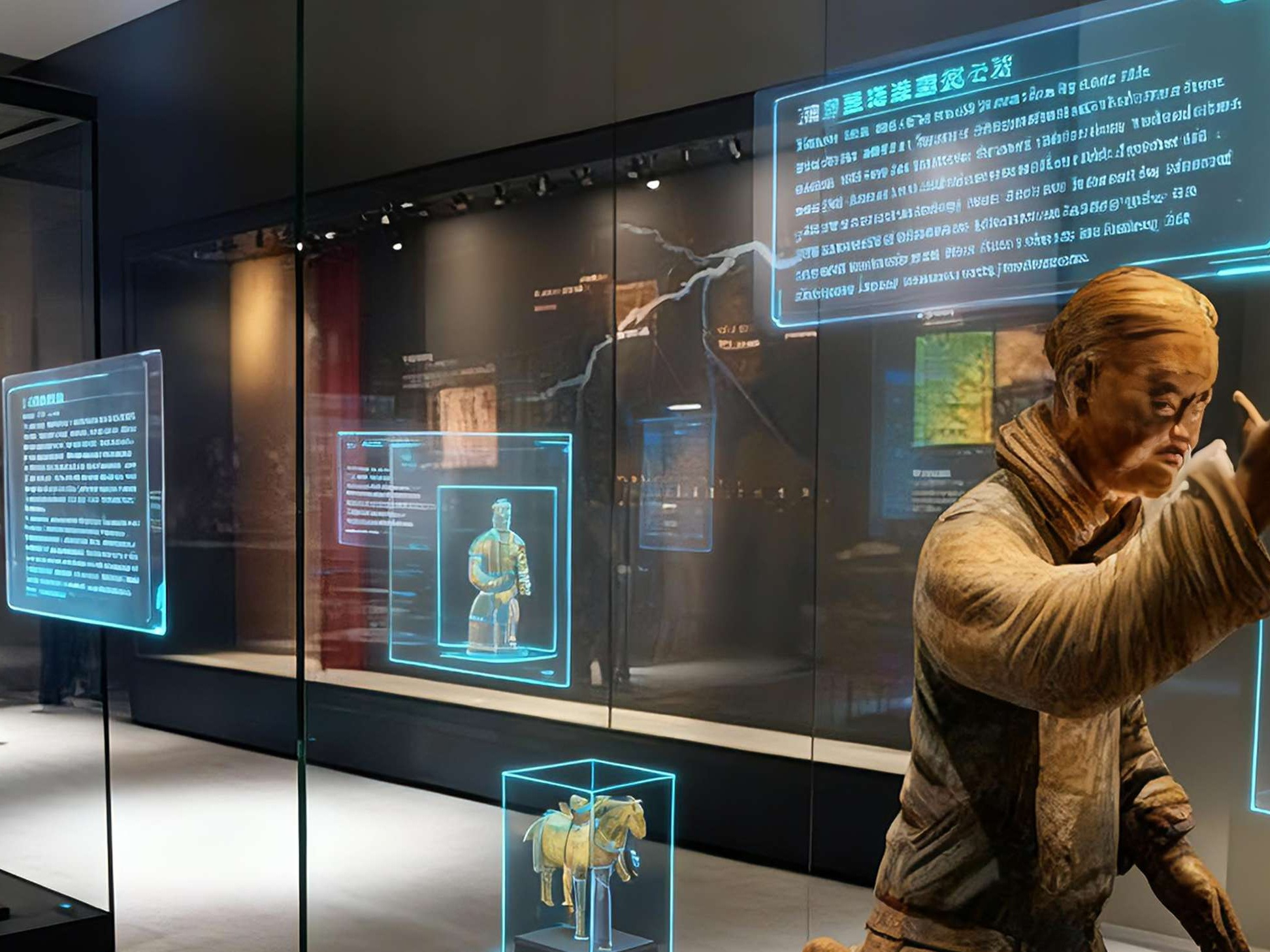 辰顯MicroLED透明屏